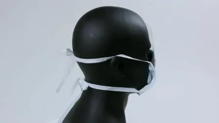 Masque chirurgical médical jetable noir dentaire 3 plis TypeIIR BFE 99 % masque chirurgical