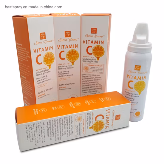 Nettoyant visage doux et humide pour les soins de la peau